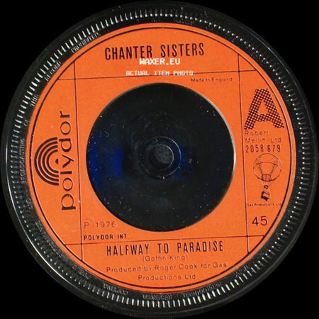 Chanter Sisters - My Love / Halfway To Paradise side B