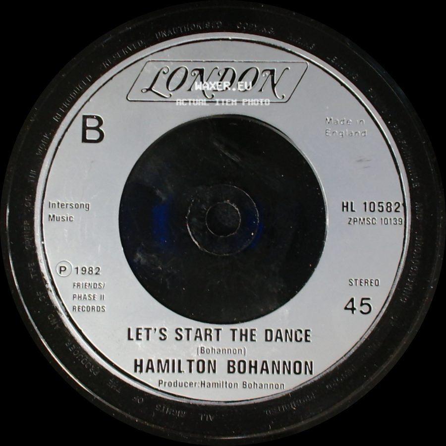 Hamilton Bohannon - Let's Start To Dance Again / Let's Start The Dance side B