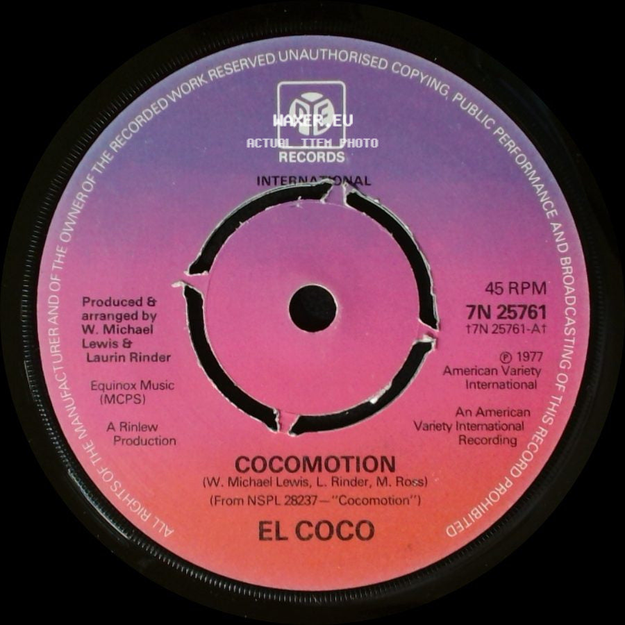 El Coco - Love To The World / Cocomotion side B