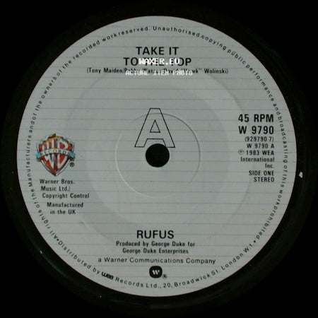 Rufus - Take It To The Top / Distant Lovers side A