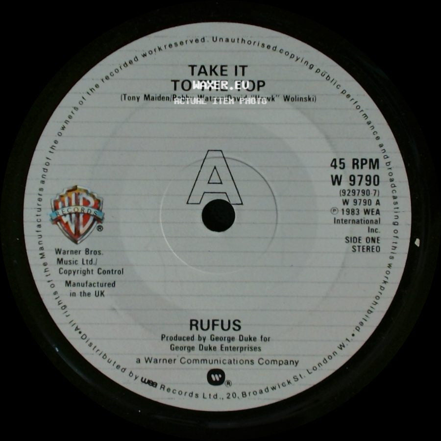 Rufus - Take It To The Top / Distant Lovers side A