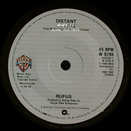 Rufus - Take It To The Top / Distant Lovers side B