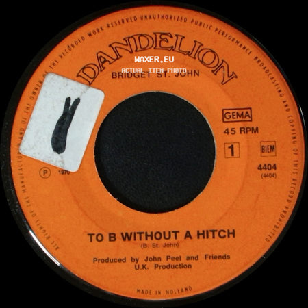 Bridget St. John - To B Without A Hitch / Autumn Lullaby side A
