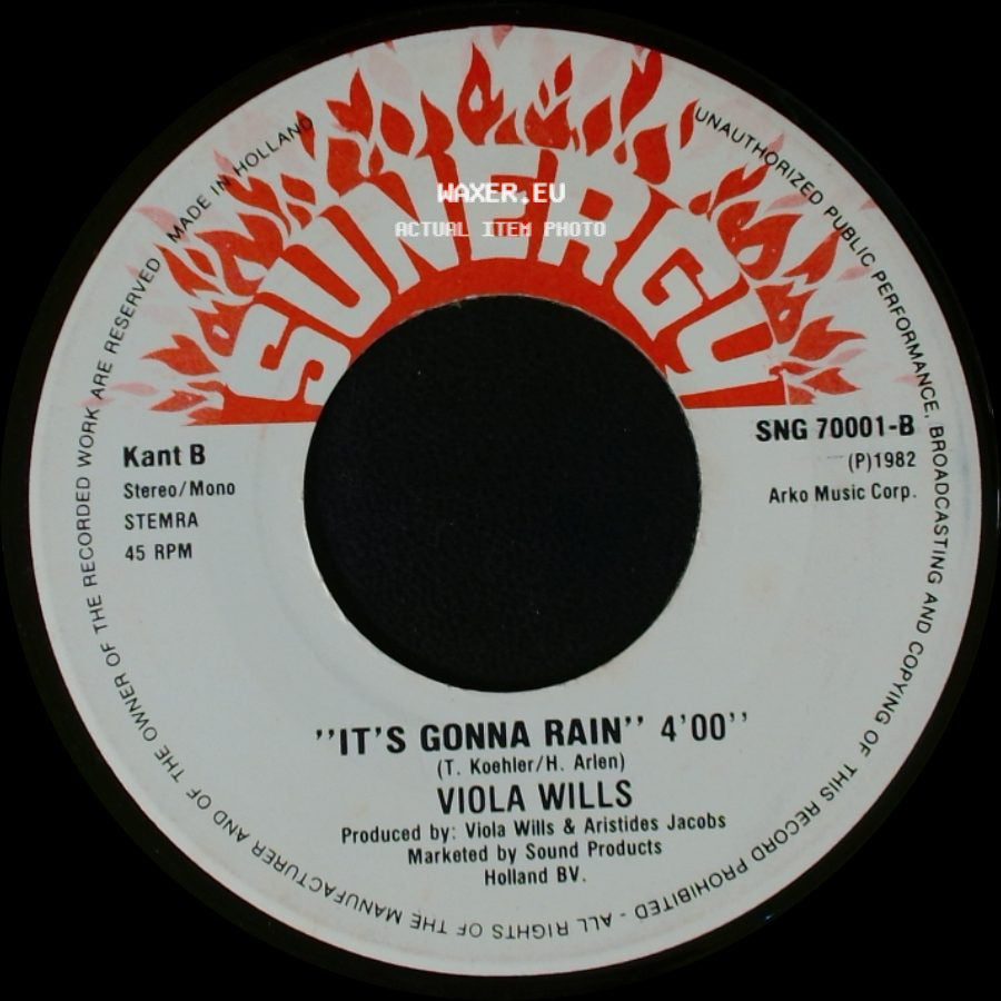 Viola Wills - Stormy Weather / It's Gonna Rain side B