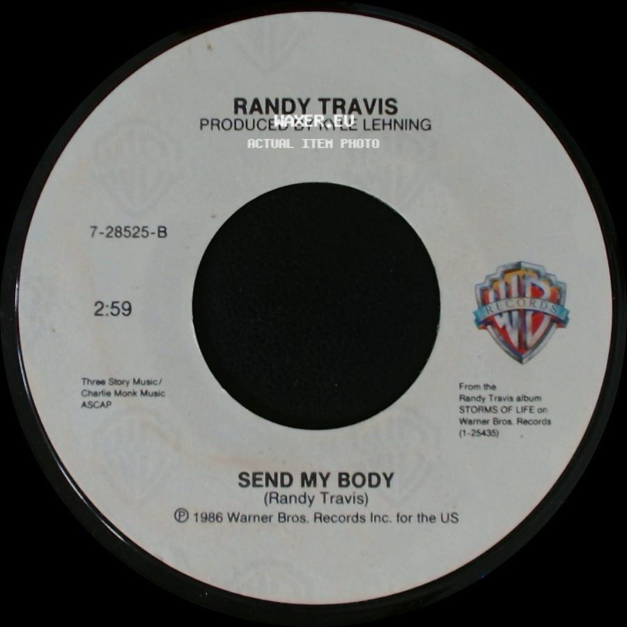 Randy Travis - No Place Like Home / Send My Body side B