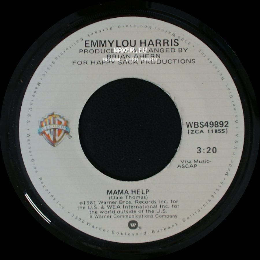 Emmylou Harris - Mama Help / Tennessee Rose side A