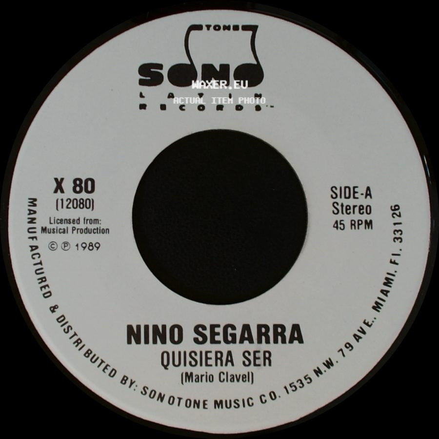 Nino Segarra - Quisiera Ser / Quisiera Ser side A