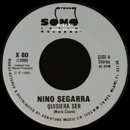 Nino Segarra - Quisiera Ser / Quisiera Ser side A