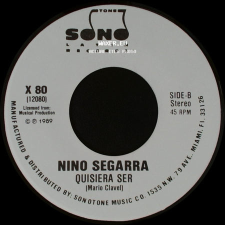 Nino Segarra - Quisiera Ser / Quisiera Ser side B