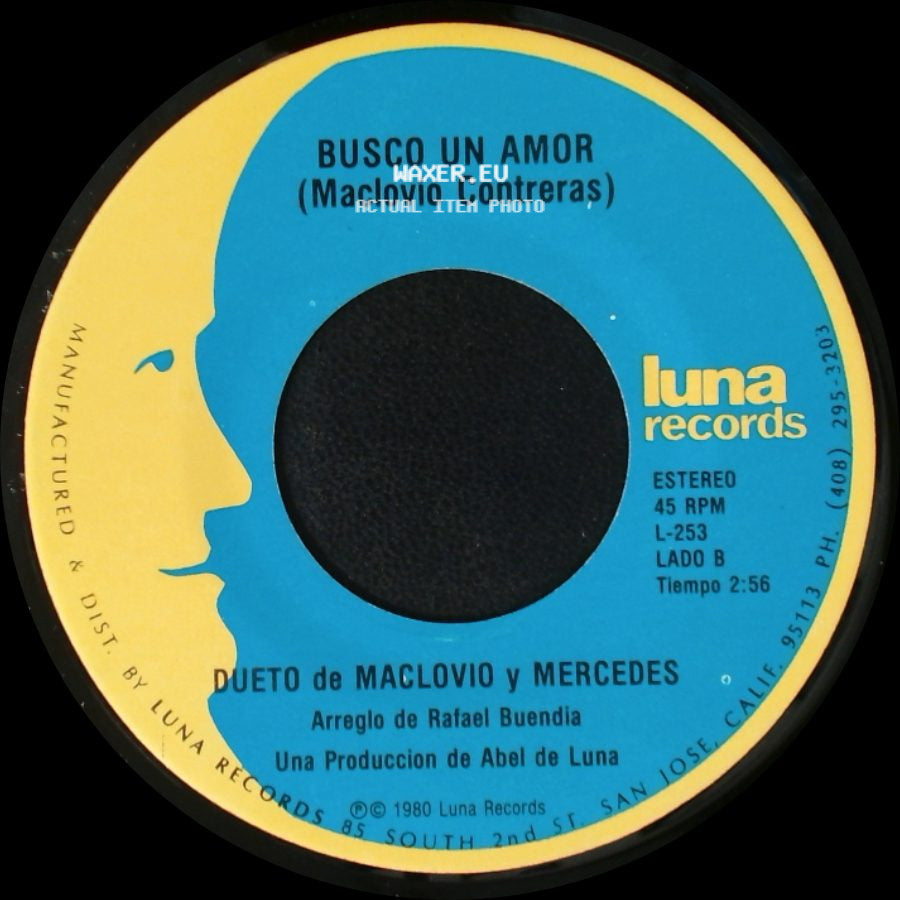 Dueto De Maclovio Y Mercedes - Mi Primer Alborada / Busco Un Amor (Maclovio Contreras) side B