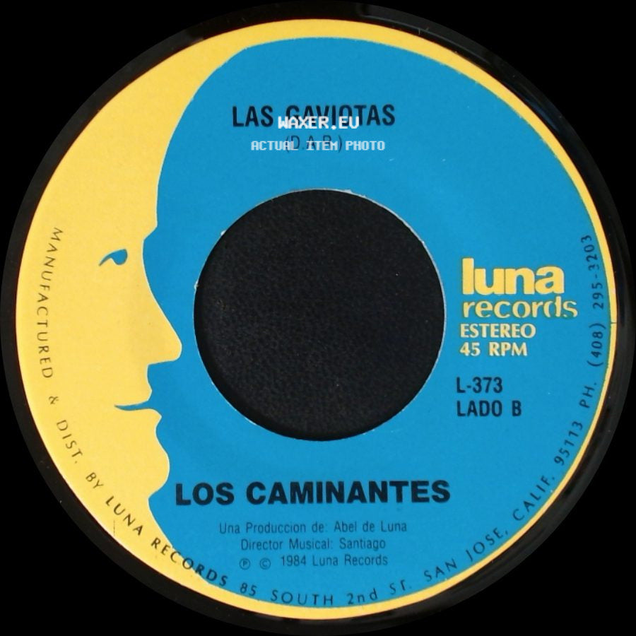 Los Caminantes - Angel De La Mañana (D.A.R.) / Las Gaviotas (D.A.R.) side B