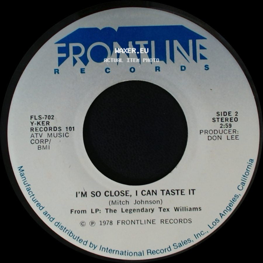 Unknown Artist - Make It Pretty For Me Baby / I'm So Close, I Can Taste It side B