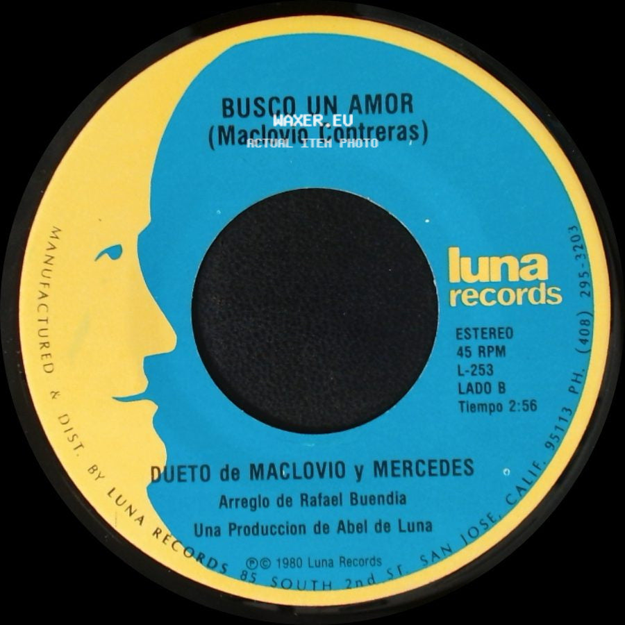 Dueto De Maclovio Y Mercedes - Mi Primer Alborada / Busco Un Amor (Maclovio Contreras) side B