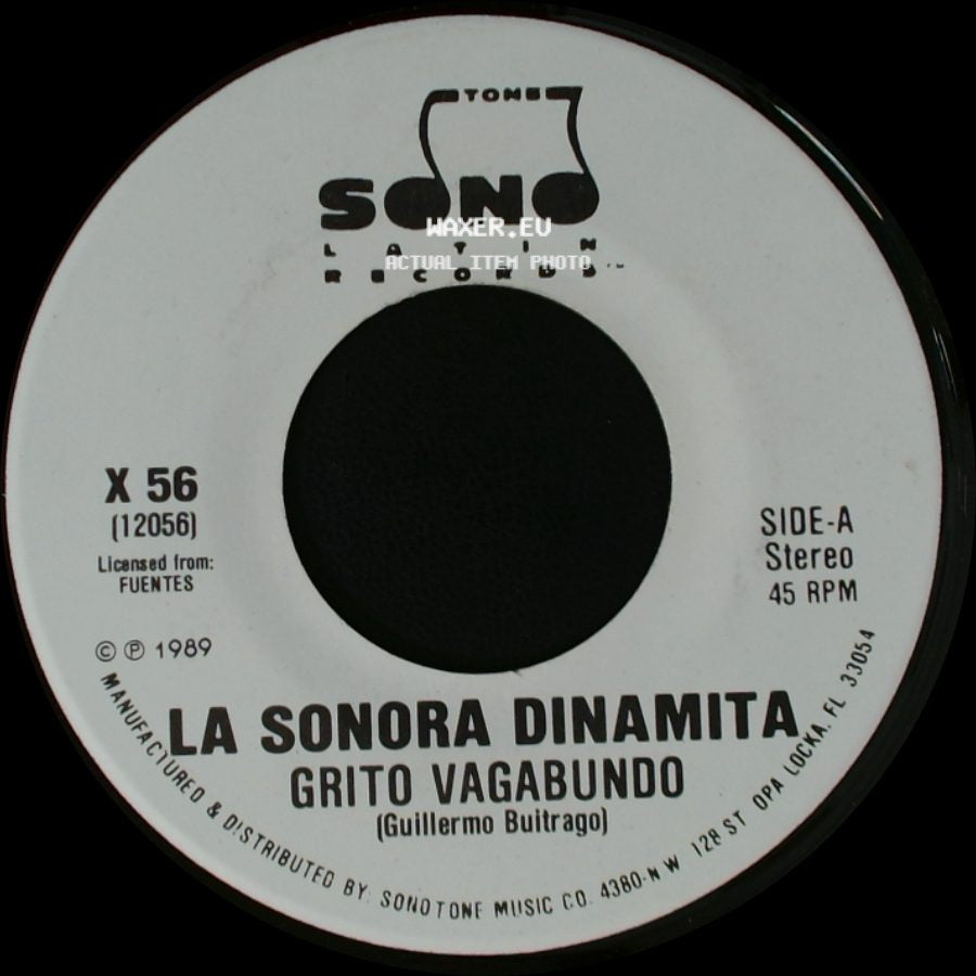 La Sonora Dinamita - Grito Vagabundo / Grito Vagabundo side A