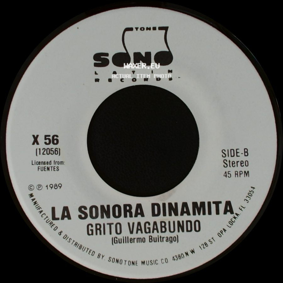 La Sonora Dinamita - Grito Vagabundo / Grito Vagabundo side B