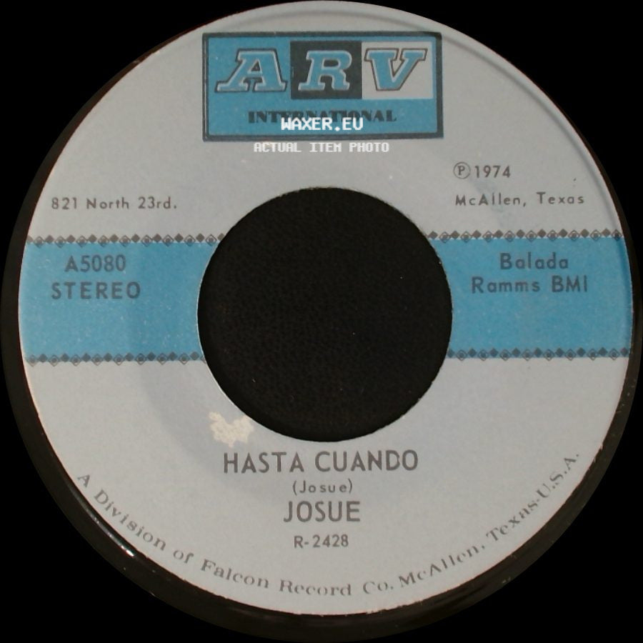 Josue - No Hay Amor / Hasta Cuando side B