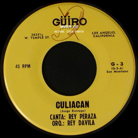 Rey Peraza - Culiacan / El Precio De La Vida side A