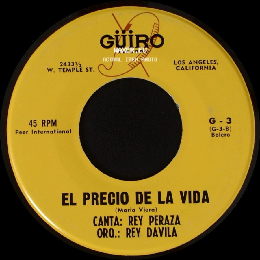 Rey Peraza - Culiacan / El Precio De La Vida side B