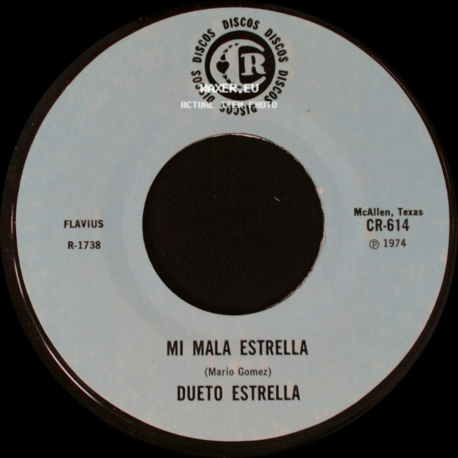 Dueto Estrella - Tus Ojos Negros / Mi Mala Estrella side B