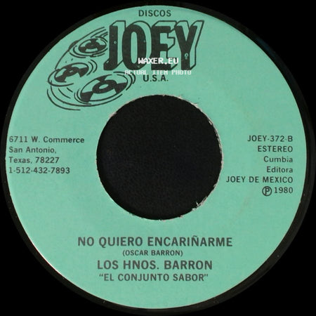 Los Hnos. Barron - 16 Toneladas / No Quiero Encariñarme side B