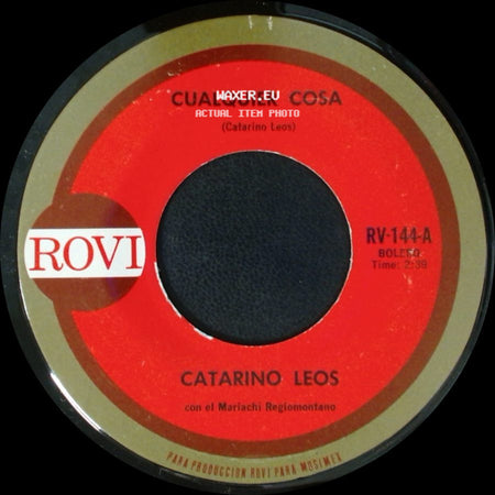 Catarino Leos - Cualquier Cosa / Cuatro Paredes side A