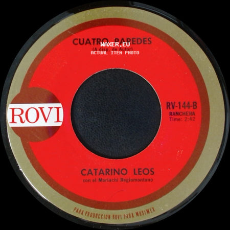 Catarino Leos - Cualquier Cosa / Cuatro Paredes side B