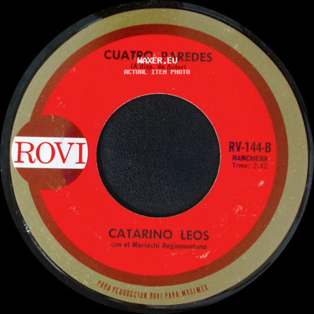 Catarino Leos - Cualquier Cosa / Cuatro Paredes side B