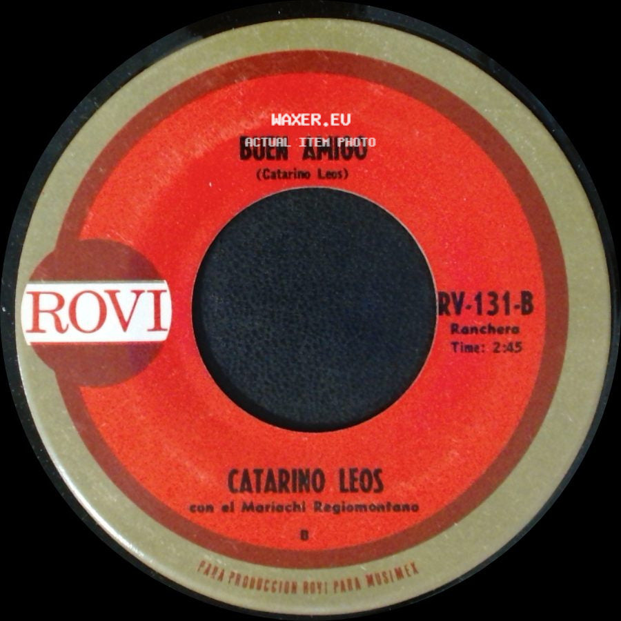Catarino Leos - Mandamiento / Buen Amigo side B