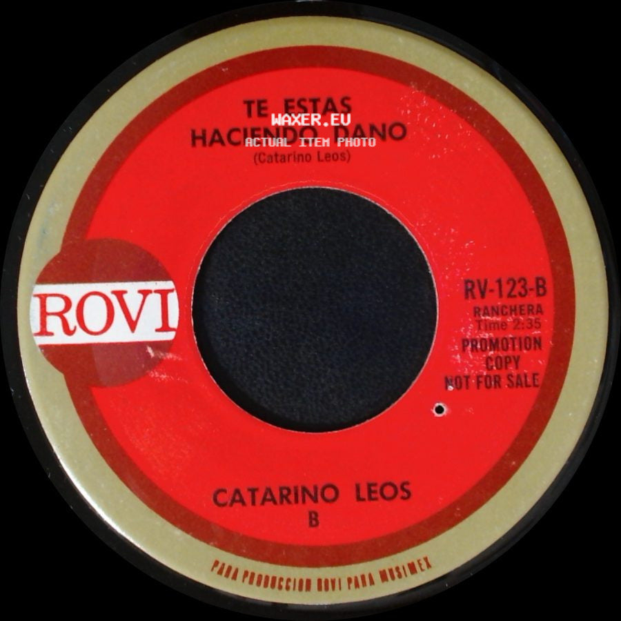 Catarino Leos - Peor Que La Muerte / Te Estas Haciendo Dano side B