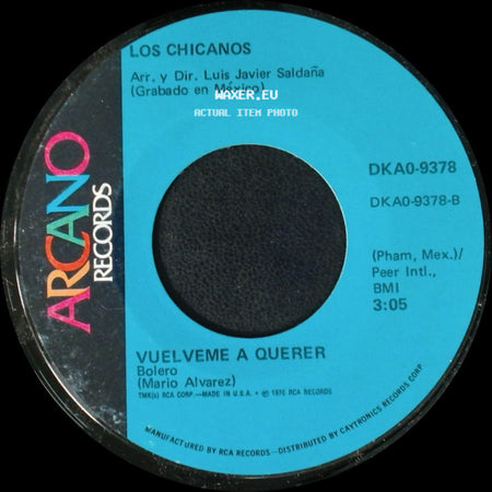 Los Chicanos - Sacrificio / Vuelveme A Querer side B
