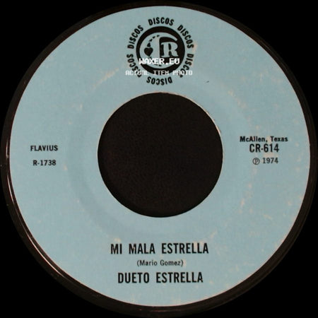 Dueto Estrella - Tus Ojos Negros / Mi Mala Estrella side B