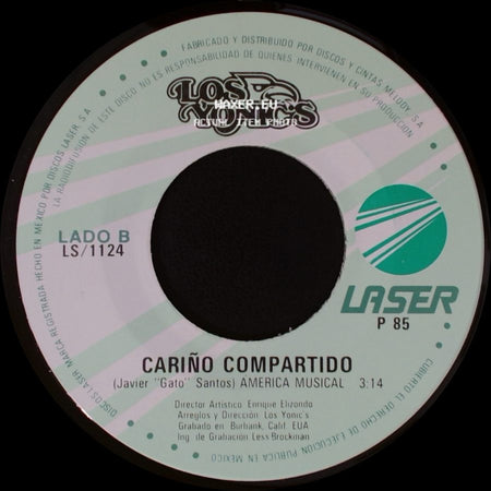Los Yonic's - Si Tu Quisieras / Cariño Compartido side B