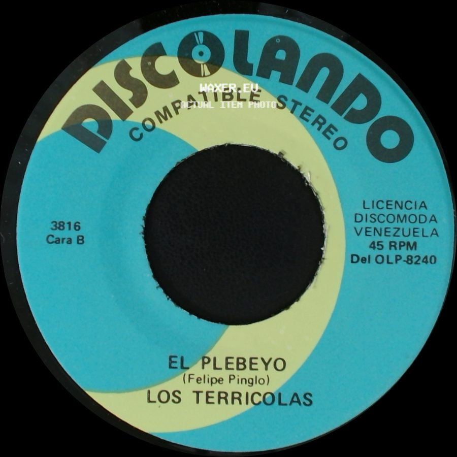 Los Terricolas - Cuando Te Acuerdes De Mi / El Plebeyo side B