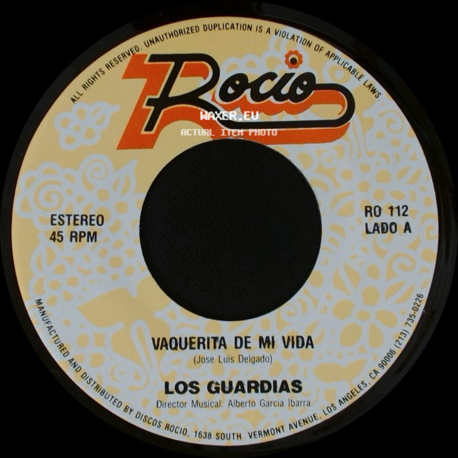 Los Guardias - Vaquerita De Mi Vida / Vestido Blanco side A