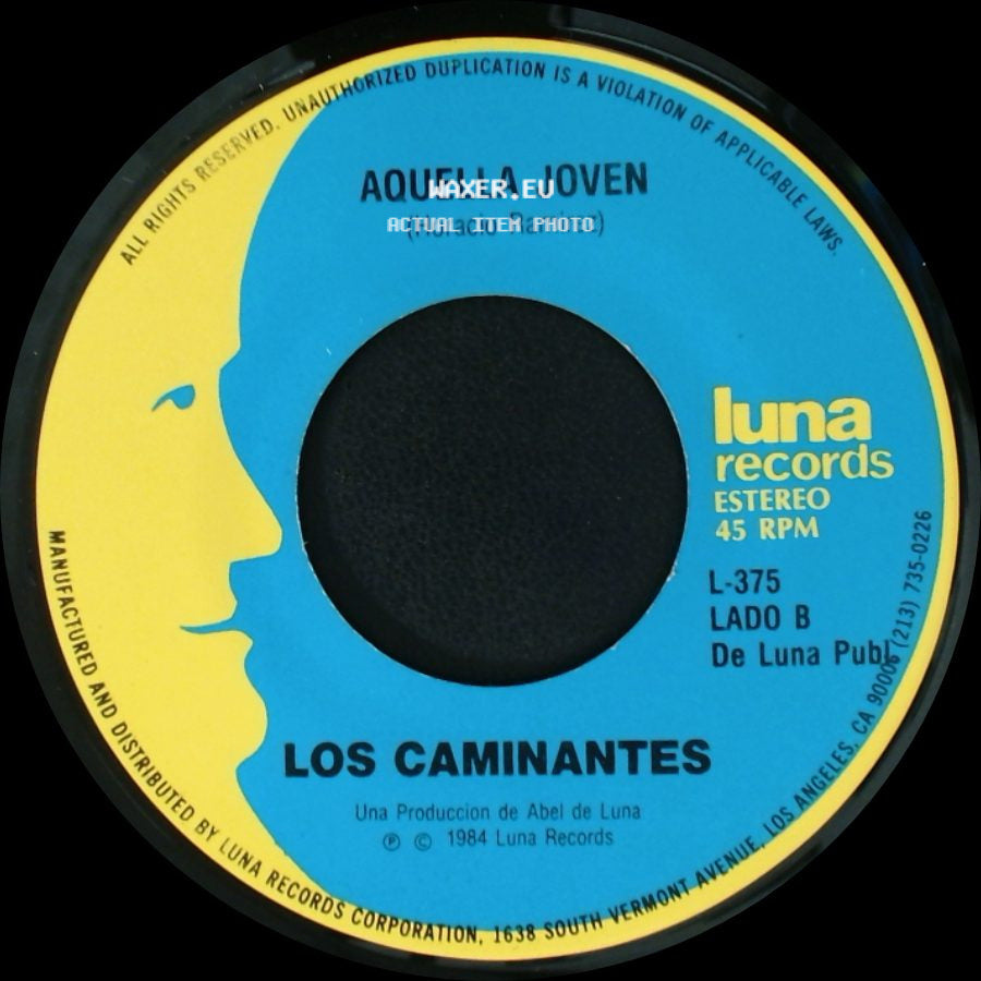 Los Caminantes - He Sabido / Aquella Joven side B