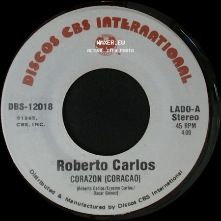 Roberto Carlos - Corazon (Coracao) / Cartas De Amor (Love Letters) side A