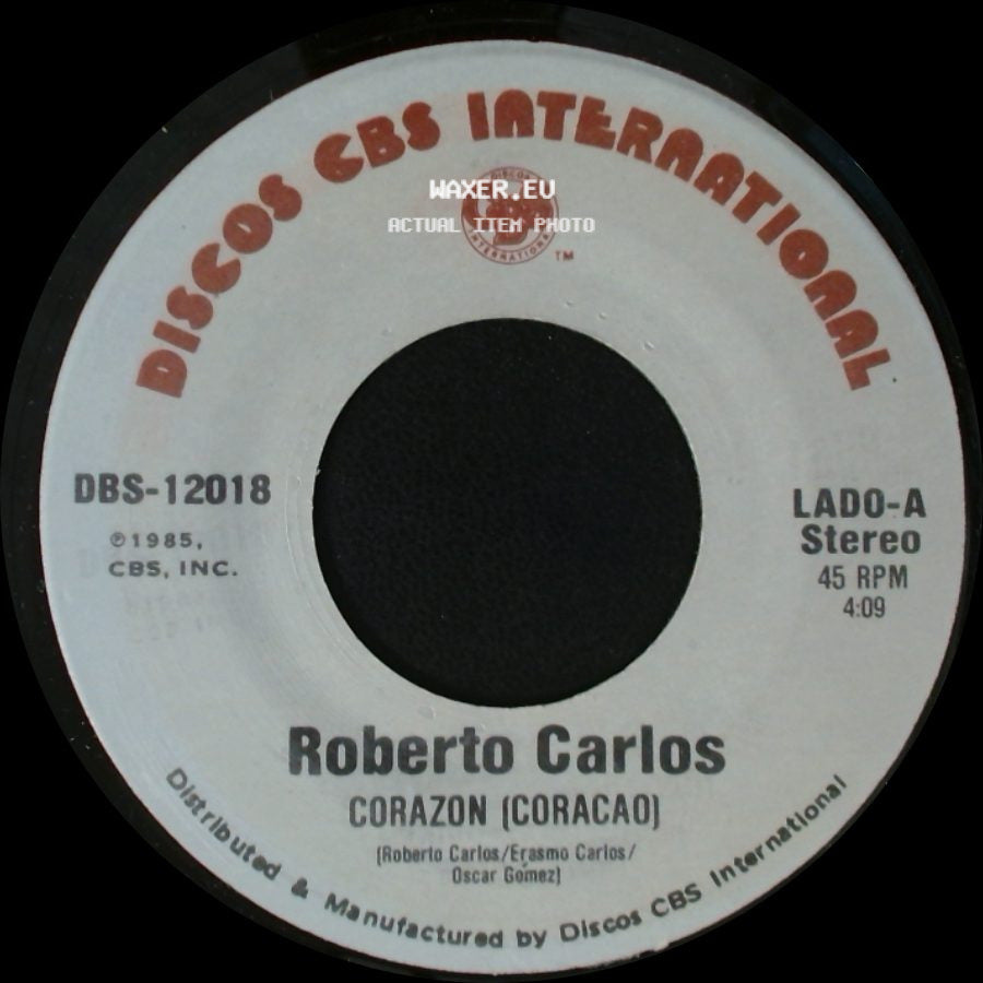 Roberto Carlos - Corazon (Coracao) / Cartas De Amor (Love Letters) side A