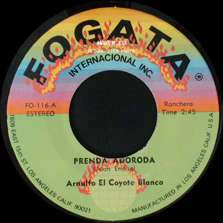 Arnulfo El Coyote Blanco - Prenda Adoroda / El Troquero side A