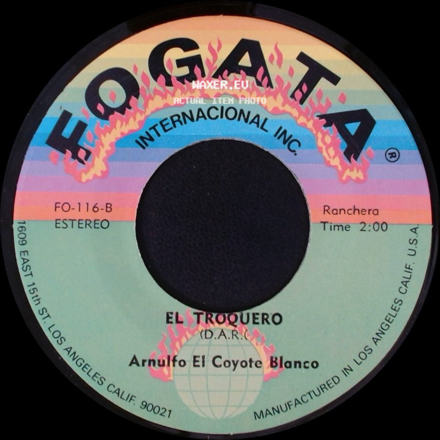 Arnulfo El Coyote Blanco - Prenda Adoroda / El Troquero side B