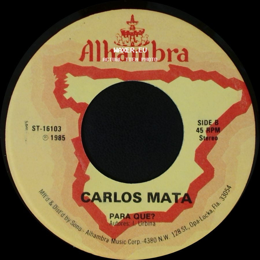 Carlos Mata - Marisela (Tema De La Telenovela "Marisela") / Para Que? side B