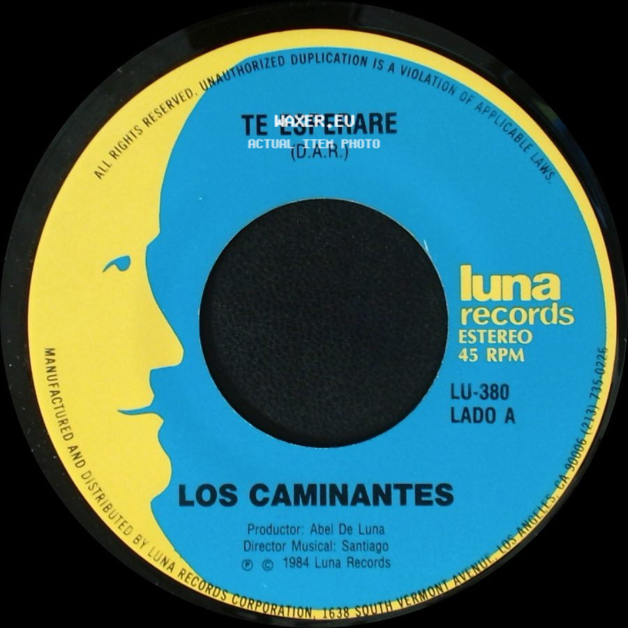 Los Caminantes - Te Esperare (D.A.R.) / Teresita side A