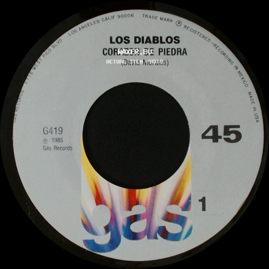 Los Diablos - Corazon De Piedra / Si Es Pecado Es Por Amor side A