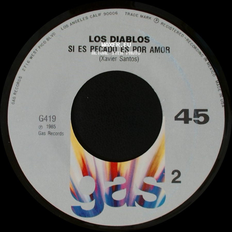 Los Diablos - Corazon De Piedra / Si Es Pecado Es Por Amor side B