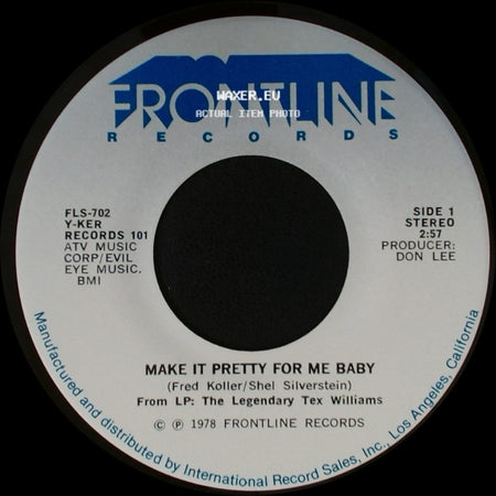 Unknown Artist - Make It Pretty For Me Baby / I'm So Close, I Can Taste It side A