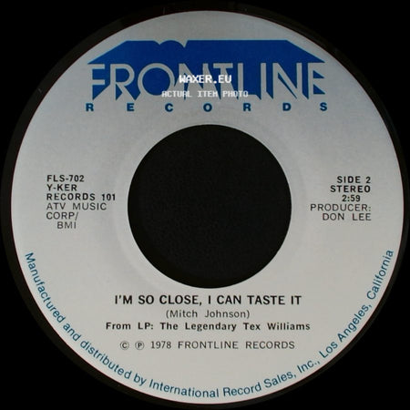 Unknown Artist - Make It Pretty For Me Baby / I'm So Close, I Can Taste It side B