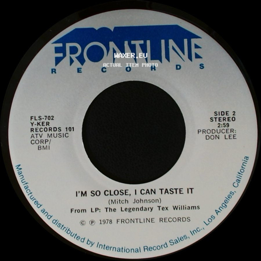 Unknown Artist - Make It Pretty For Me Baby / I'm So Close, I Can Taste It side B