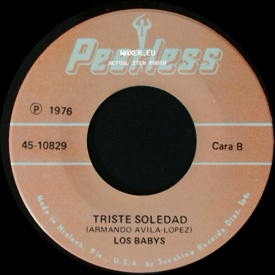 Los Babys - Morir Contigo / Triste Soledad side B