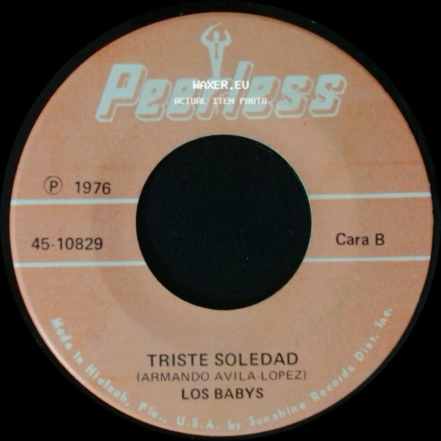 Los Babys - Morir Contigo / Triste Soledad side B