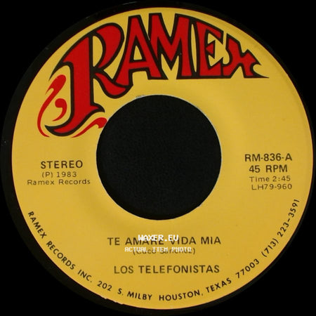 Los Telefonistas - Te Amare Vida Mia / Matilde side A