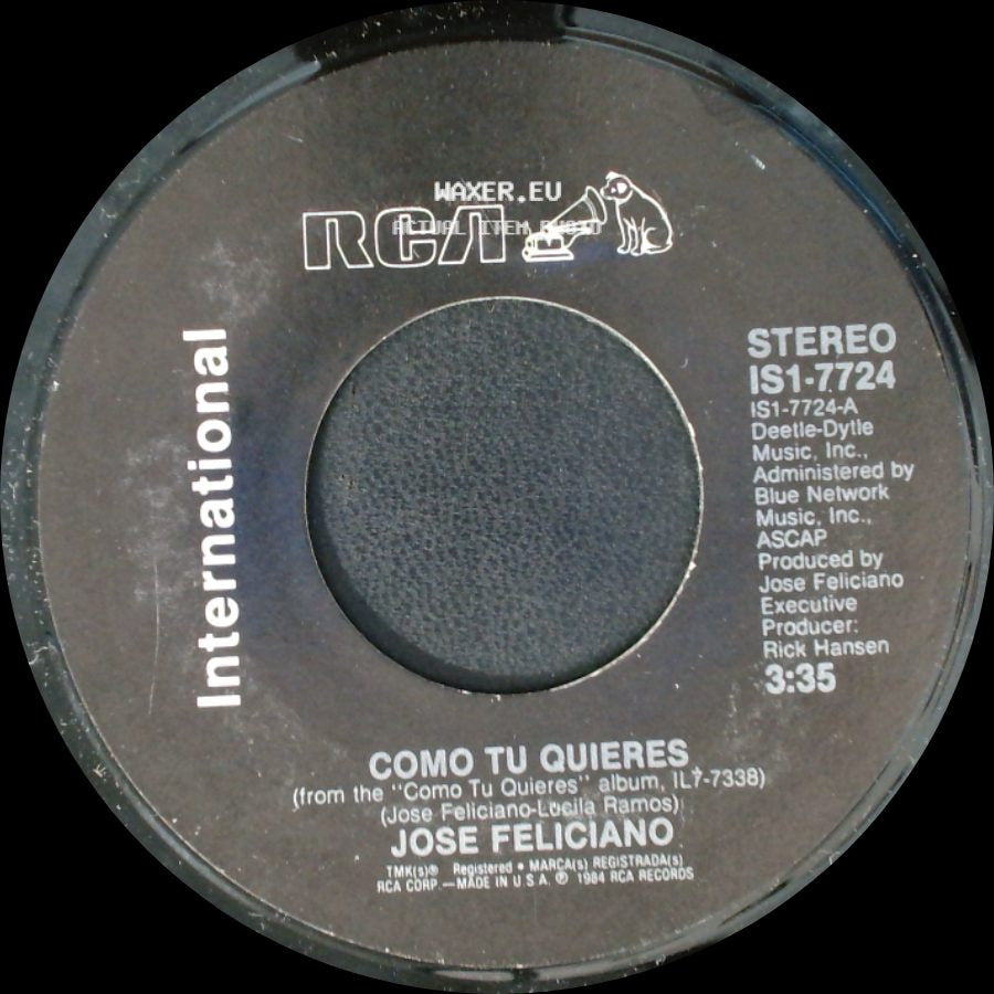 Jose Feliciano - Vuélveme A Querer / Como Tu Quieres side B